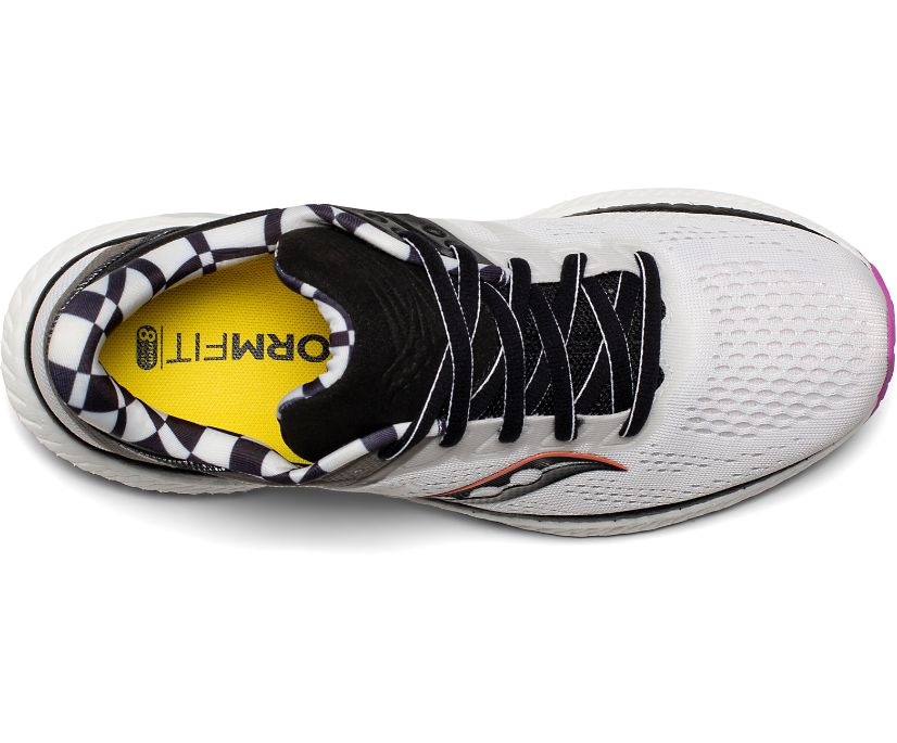 Women's Saucony Hurricane 23 Running Shoes Silver / Black | Singapore 158WNBY